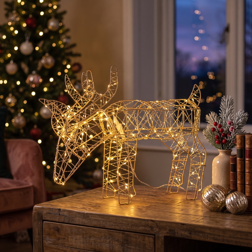 BRILAGI - Decoração de Natal LED para exterior LED/3,3W/230V IP44 56x43 cm rena