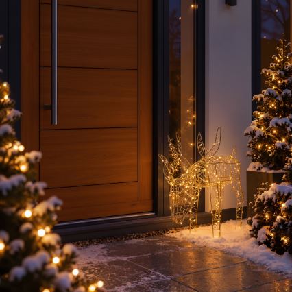 BRILAGI - Decoração de Natal LED para exterior LED/3,3W/230V IP44 56x43 cm rena
