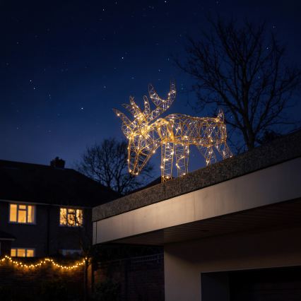 BRILAGI - Decoração de Natal LED para exterior LED/3,3W/230V IP44 56x43 cm rena