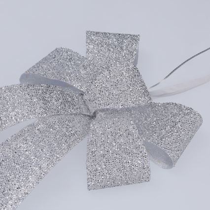 BRILAGI - Decoração de Natal LED para exterior LED/3,3W/230V IP44 laço prateado