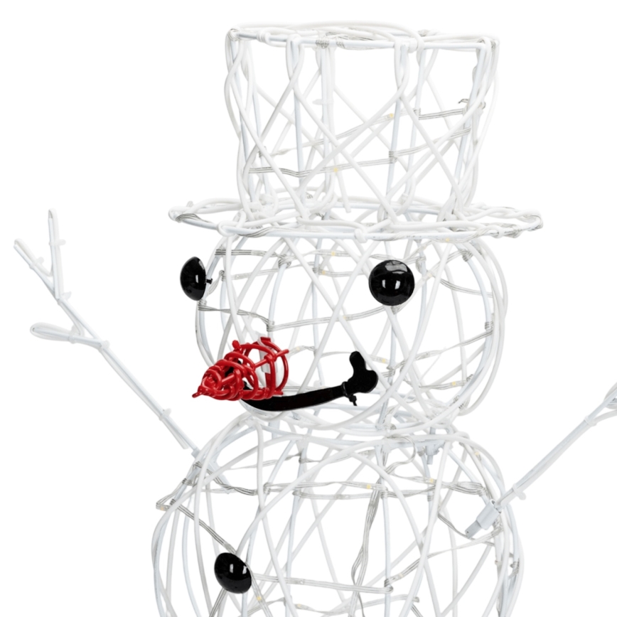 Brilagi - Decoração de Natal LED para exterior LED/3,6W/31/230V 6500K 90 cm IP44 Boneco de Neve