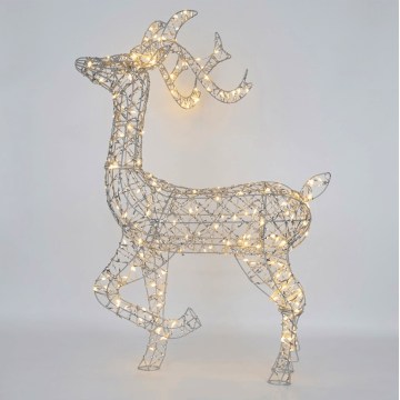 BRILAGI - Decoração de Natal LED para exterior LED/3,6W/8 funções 105 cm IP44 reno
