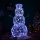 Brilagi - Decoração LED de Natal para exterior 3,6W/31/230V 6500K 120 cm IP44 boneco de neve