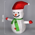 BRILAGI - Decoração LED de Natal para exterior 40xLED/3xAA IP44 boneco de neve