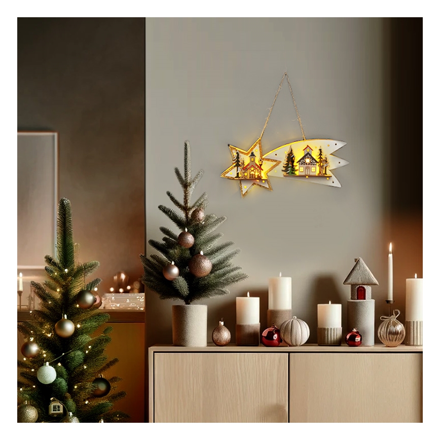 Brilagi - Decoração de Natal LED Cometa LED/2xAA