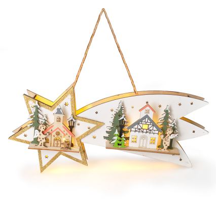 Brilagi - Decoração de Natal LED Cometa LED/2xAA