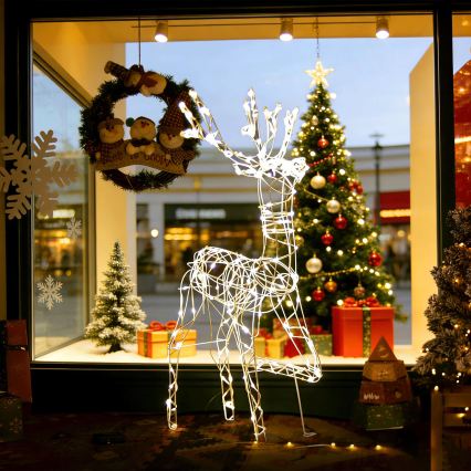 BRILAGI - LED Decoração de Natal para exterior LED/3,6W/8 funções 150 cm IP44 reno branco quente