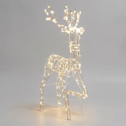 BRILAGI - LED Decoração de Natal para exterior LED/3,6W/8 funções 150 cm IP44 reno branco quente