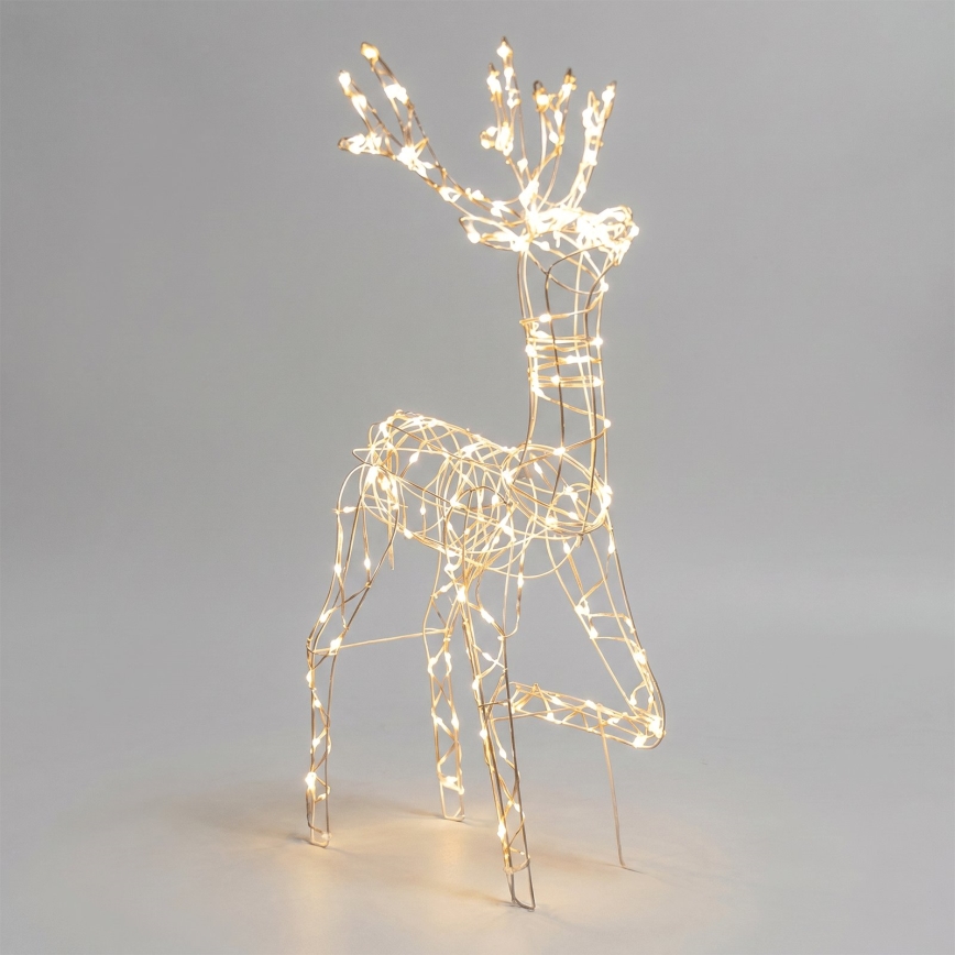 BRILAGI - LED Decoração de Natal para exterior LED/3,6W/8 funções 150 cm IP44 reno branco quente