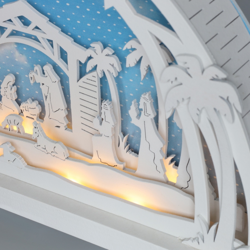 Brilagi - Decoração de Natal LED Presépio LED/2xAA