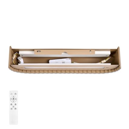BRILAGI - Aplique de parede LED dimerizável FALCON MODERN LED/14W/230V 3000-6000K 40 cm bege + comando remoto