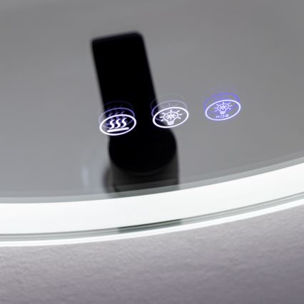 Brilagi - Espelho aquecido para casa de banho LED RGBW AVA PRO LED/18W/230V Ø 60 cm IP44 IRC 90 dimerizável + CCT