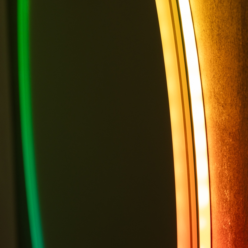 Brilagi - Espelho aquecido para casa de banho LED RGBW AVA PRO LED/18W/230V Ø 60 cm IP44 IRC 90 dimerizável + CCT