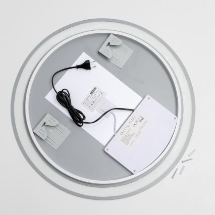 Brilagi - Espelho aquecido para casa de banho LED RGBW AVA PRO LED/18W/230V Ø 60 cm IP44 IRC 90 dimerizável + CCT