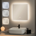 BRILAGI - Espelho aquecido para casa de banho BELLA LED/16W/230V 60x60 cm IP44 CRI 90 dimerizável + CCT