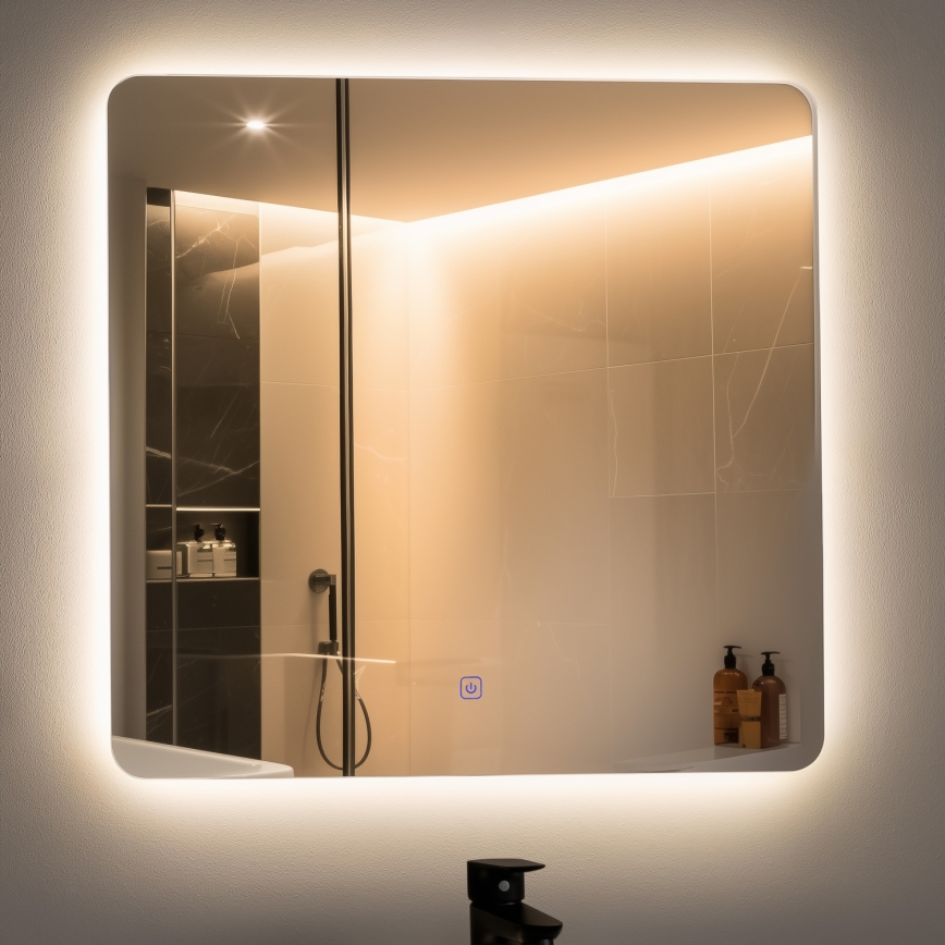 Brilagi - Espelho de casa de banho COMO LED/24W/230V 60x60 cm IP44 IRC 90 dimerizável + CCT