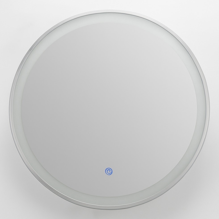 Brilagi - Espelho de casa de banho aquecido LED dimerizável com luz de fundo ALU PRO LED/18W/230V Ø 60 cm 3000/4000/6500K IP44 cromado mate