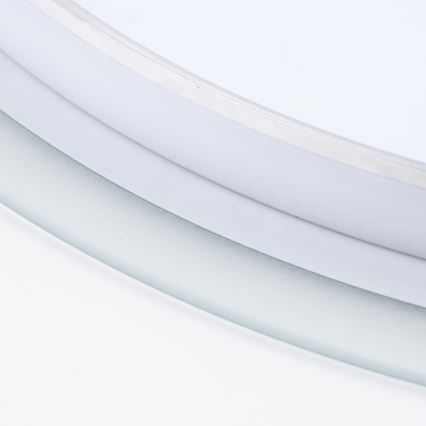 Brilagi - Espelho de casa de banho LED BERNATE LED/19W/230V Ø 60 cm prateado IP44 CRI 90 dimmerizável + CCT