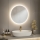 Brilagi - Espelho de casa de banho LED BERNATE LED/19W/230V Ø 60 cm prateado IP44 CRI 90 dimmerizável + CCT
