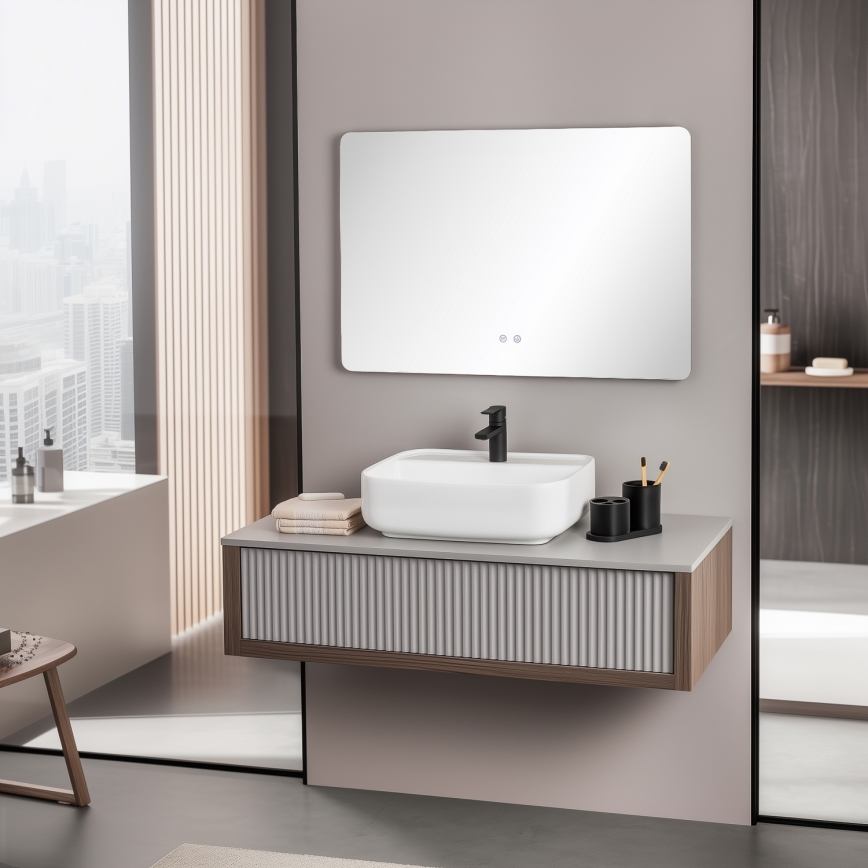 Brilagi - Espelho LED aquecido para casa de banho DIANA LED/20W/230V 60x90 cm IP44 CRI 90 dimerizável + CCT