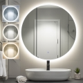 BRILAGI - Espelho de casa de banho LED LUNA LED/26W/230V Ø 80 cm IP44 IRC 90 dimerizável + CCT