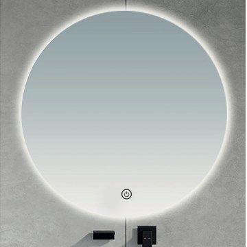 Brilagi - Espelho de casa de banho LED LUNA LED/26W/230V Ø 80 cm IP44 IRC 90 dimerizável + CCT