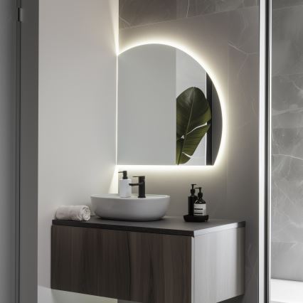 Brilagi - Espelho de casa de banho LED QUARTIERE LED/25W/230V 70x75 cm IP44 CRI 90 regulável + CCT