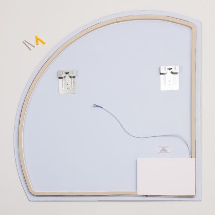 Brilagi - Espelho de casa de banho LED QUARTIERE LED/25W/230V 70x75 cm IP44 CRI 90 regulável + CCT