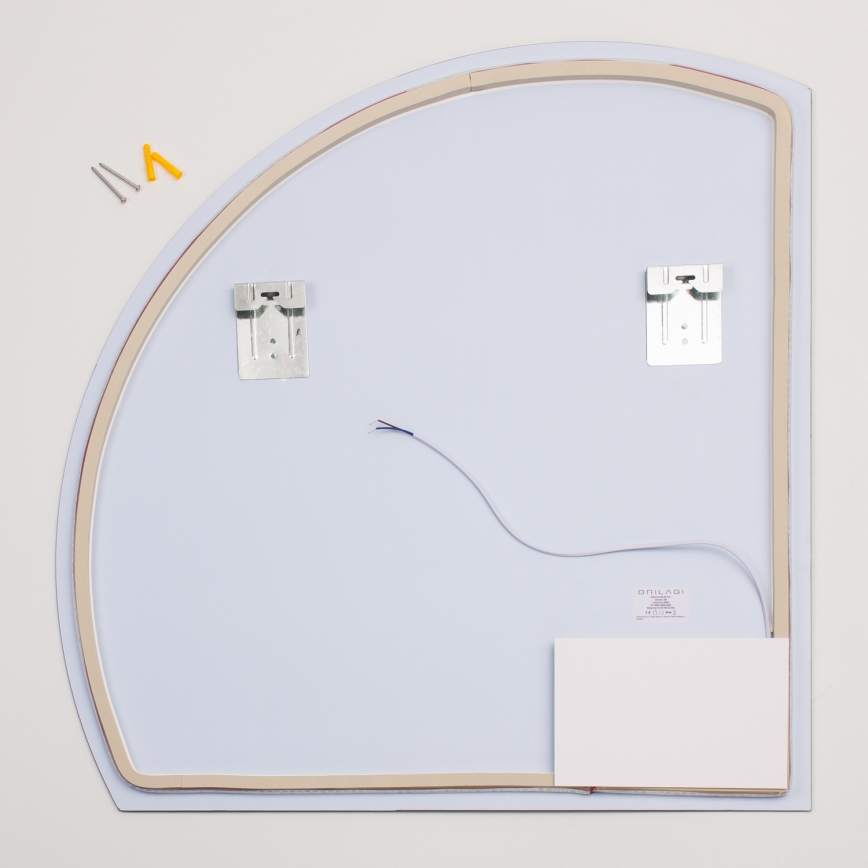 Brilagi - Espelho de casa de banho LED QUARTIERE LED/25W/230V 70x75 cm IP44 CRI 90 regulável + CCT