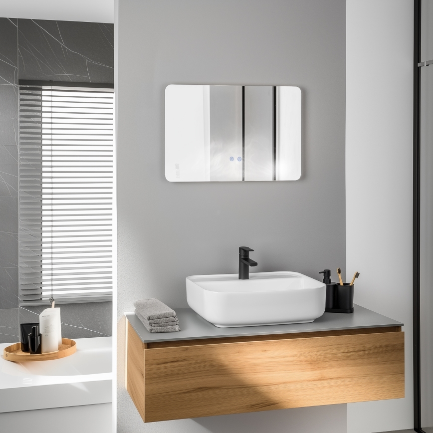 Brilagi - Espelho aquecido para casa de banho DIANA LED/13W/230V 40x60 cm IP44 IRC 90 dimerizável + CCT