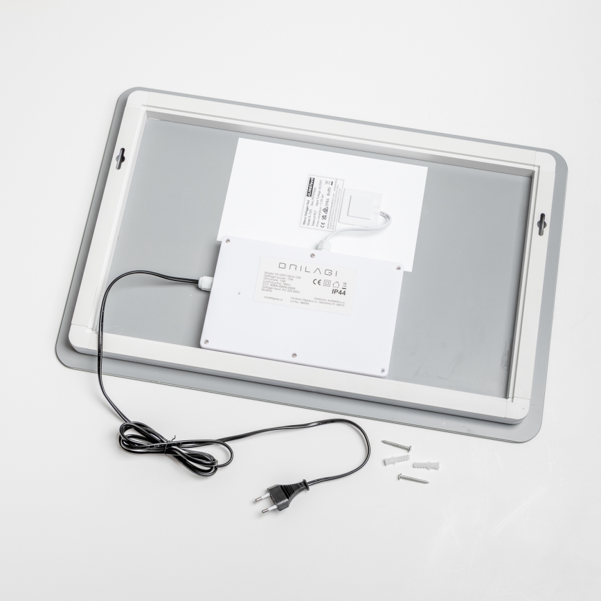 Brilagi - Espelho aquecido para casa de banho DIANA LED/13W/230V 40x60 cm IP44 IRC 90 dimerizável + CCT