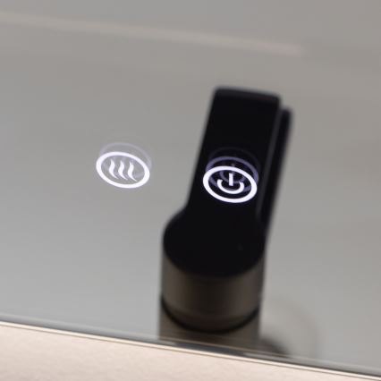 Brilagi - Espelho de casa de banho aquecido DIANA LED/17W/230V 60x60 cm IP44 CRI 90 regulável (dimmer) + CCT