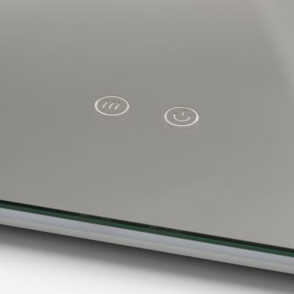 Brilagi - Espelho de casa de banho aquecido DIANA LED/17W/230V 60x60 cm IP44 CRI 90 regulável (dimmer) + CCT