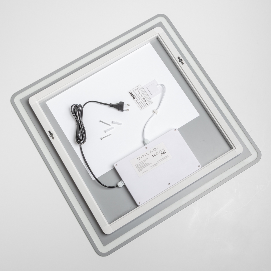 Brilagi - Espelho aquecido para casa de banho BELLA LED/16W/230V 60x60 cm IP44 CRI 90 dimerizável + CCT