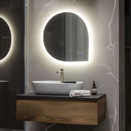 Brilagi - Espelho de casa de banho LED RICADI LED/19W/230V 60x60 cm IP44 IRC 90 regulável + CCT