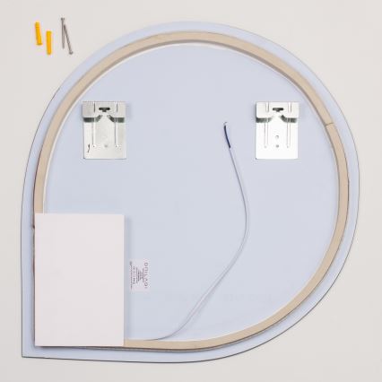 Brilagi - Espelho de casa de banho LED RICADI LED/19W/230V 60x60 cm IP44 IRC 90 regulável + CCT