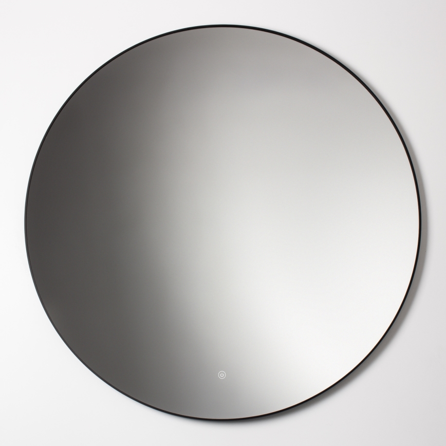 Brilagi - Espelho de casa de banho LED VENA BLACK LED/32W/230V Ø 100 cm IP44 CRI 90 dimerizável + CCT