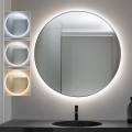 BRILAGI - Espelho de casa de banho LED VENA BLACK LED/32W/230V Ø 100 cm IP44 CRI 90 dimerizável + CCT