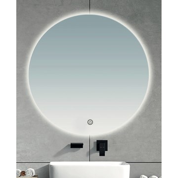 Brilagi - Espelho de casa de banho LUNA LED 19W/230V Ø 60 cm IP44 CRI 90 dimerizável + CCT (ajuste da temperatura de cor)