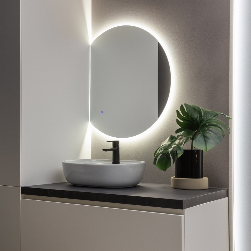 BRILAGI - Espelho de casa de banho LED MEZZO LED/18W/230V 60x50 cm IP44 IRC 90 dimerizável + CCT