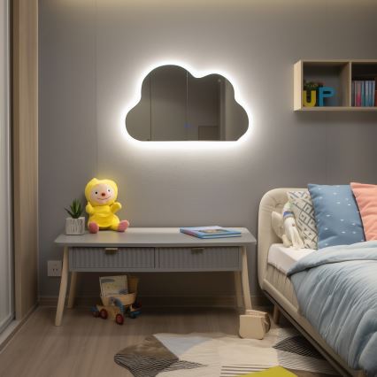 Brilagi - Espelho de casa de banho LED NUVOLA LED/19W/230V 37x60 cm IP44 IRC 90 dimerizável + CCT