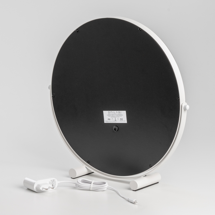 BRILAGI - Espelho de maquilhagem LED regulável CALIFORNIA LED/17W/230V 3000/4000/6500K Ø 42 cm branco