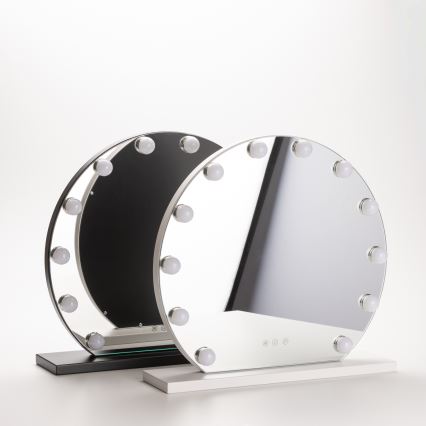 Brilagi - Espelho de maquilhagem LED regulável HOLLYWOOD LED/12W/230V 3000/4000/6500K