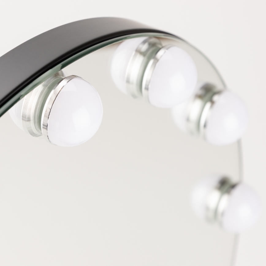 Brilagi - Espelho de maquilhagem LED regulável HOLLYWOOD LED/12W/230V 3000/4000/6500K