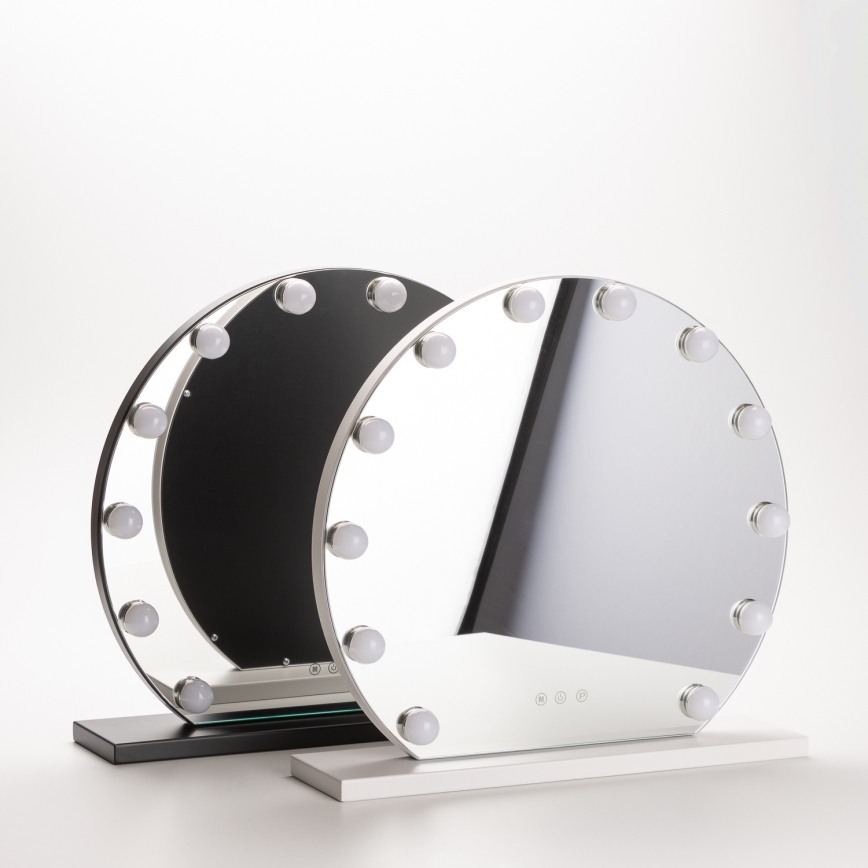 Brilagi - Espelho de maquilhagem LED regulável HOLLYWOOD LED/12W/230V 3000/4000/6500K