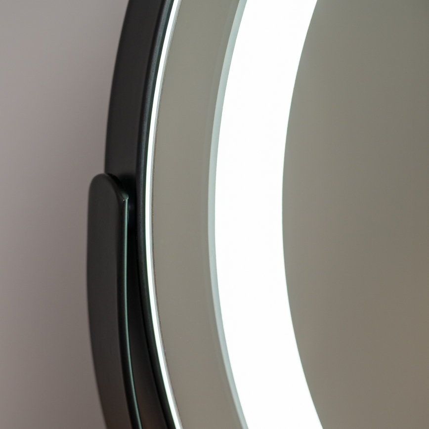 BRILAGI - Espelho de maquilhagem LED regulável CALIFORNIA LED/14W/230V 3000/4000/6500K 44x40 cm preto