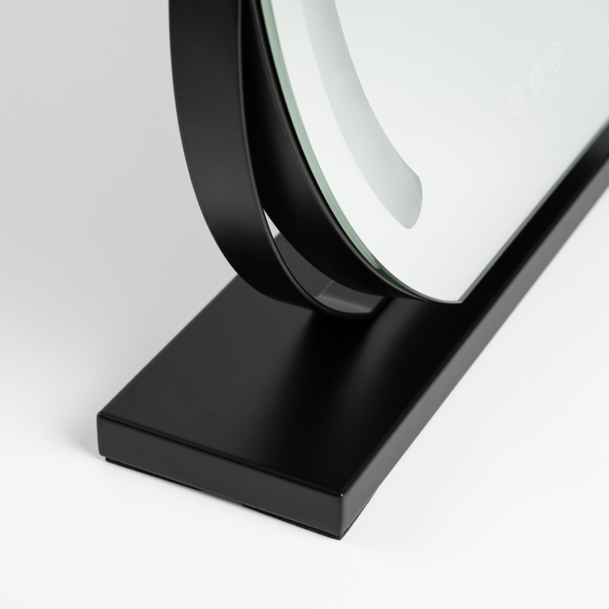 BRILAGI - Espelho de maquilhagem LED regulável CALIFORNIA LED/14W/230V 3000/4000/6500K 44x40 cm preto