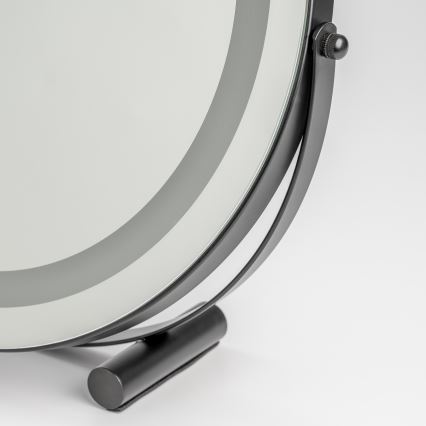 BRILAGI - Espelho de maquilhagem LED regulável CALIFORNIA LED/17W/230V 3000/4000/6500K Ø 42 cm preto