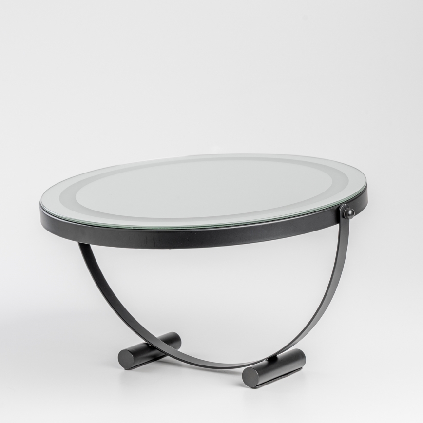 BRILAGI - Espelho de maquilhagem LED regulável CALIFORNIA LED/17W/230V 3000/4000/6500K Ø 42 cm preto
