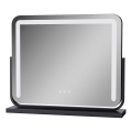 Brilagi - Espelho de maquilhagem LED regulável CALIFORNIA LED/22W/230V 3000/4000/6500K 58x43 cm preto
